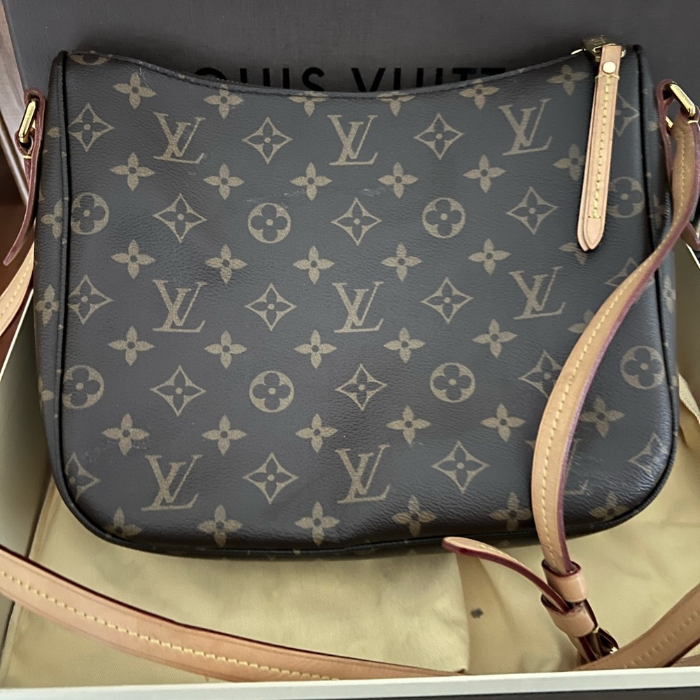 Louis Vuitton Crossbody Purse                       10.5 wide x 8.5 inches tall